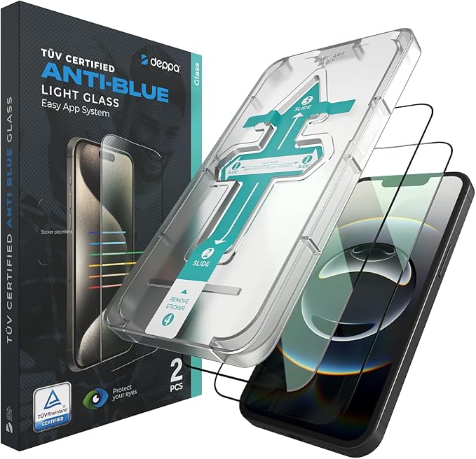 Deppa |2 Pack| Anti-Blue Light Screen Protector by Deppa