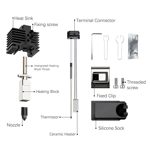 JUUPINE Upgraded Bambu Lab Hotend kit - Image 3