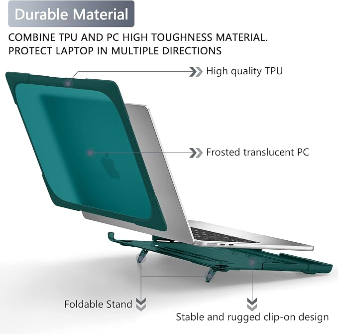 Batianda for New MacBook Air 13.6 inch Case 2025 M4 2024 2022 Release Model - Image 3