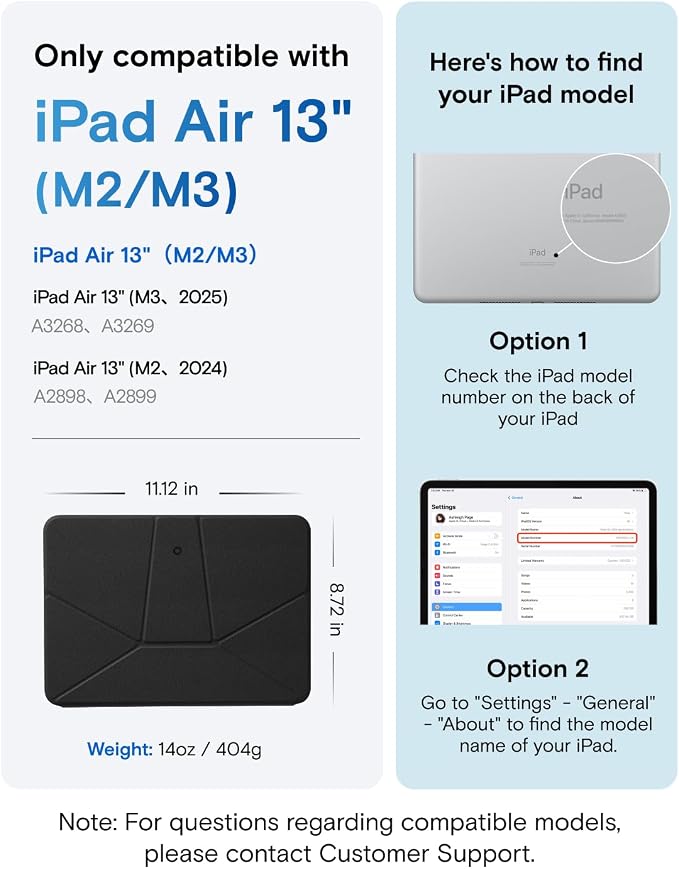MOFT Dynamic Folio Case for iPad Air 13-inch, Silm Magnetic Stand Case - Image 2