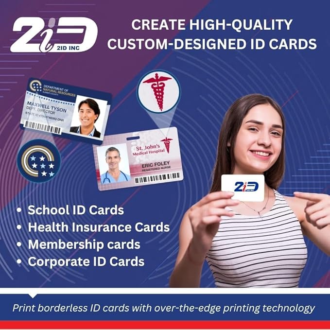 2ID Fargo HDP5000e Dual-Sided ID Card Printer 096640 | High-Definition and - Image 5
