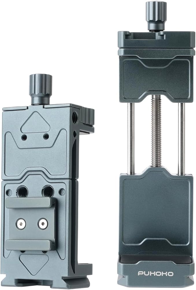 Metal Phone Tripod Mount Adapter Adjustable Phone Mount - Image 3