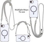 for iPhone 16e Case with Adjustable Phone Lanyard Strap, Compatible with MagSafe - Image 2