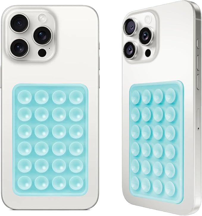 2PCS Silicone Suction Phone Case Mount, Non Slip Suction Cup, Hands-Free Phone by Giumel