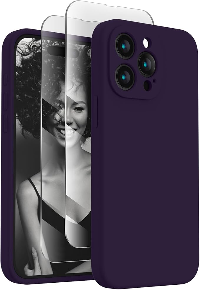 FireNova Designed for iPhone 15 Pro Max Case, Silicone Upgraded Phone Case with by FireNova