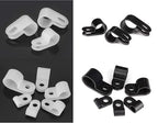 Bigtrans 555 Pcs Nylon Plastic R-Type Wire Clips - Image 5