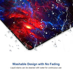 Galaxy Stars Light Black Mouse Pad, Non-Slip Rubber Base MousePads - Image 5