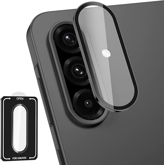 for Samsung Galaxy A36/A56 Camera Lens Protector, Individual Metal Ring by Btscase