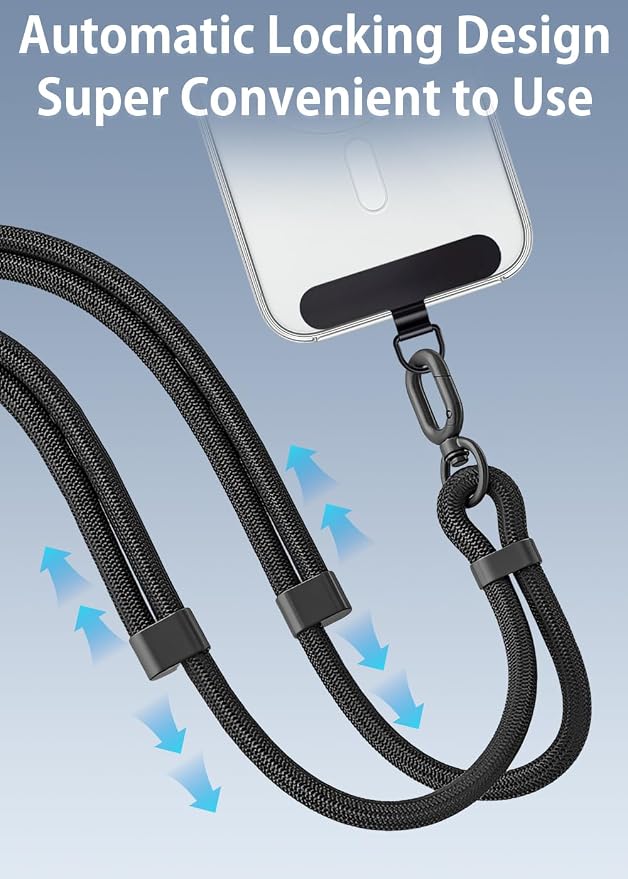 ZXZone Phone Strap*1 Phone Tether Tab*1 Adjustable Neck Strap Phone Lanyard - Image 5
