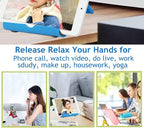 Cell Phone Stand for Desk Foldable Cell Phone Holder Desk Tablet Holder Mobile - Image 4