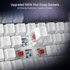 Redragon K673 PRO 75% Wireless Gasket RGB Gaming Keyboard, 3-Modes 81 Keys - Image 5