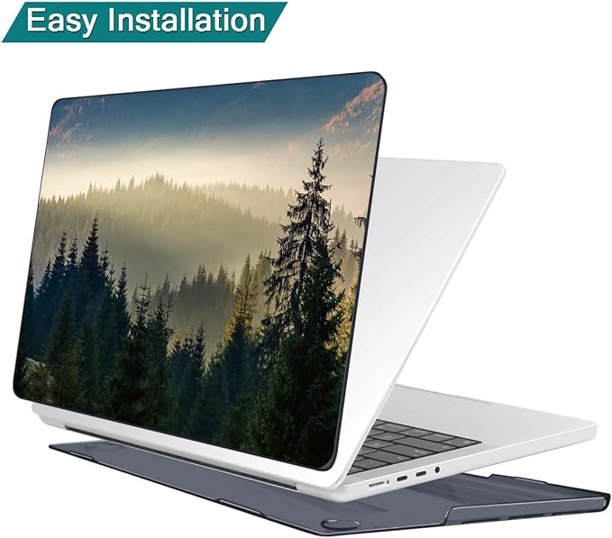 Teryeefi for MacBook Pro 14 inch Case M4 M3 M2 M1 2024 2023 2021, Hard Shell - Image 5