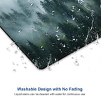 Mouse Pad, Fog Forest Mouse Mat, Waterproof Non-Slip Rubber Base MousePads - Image 5