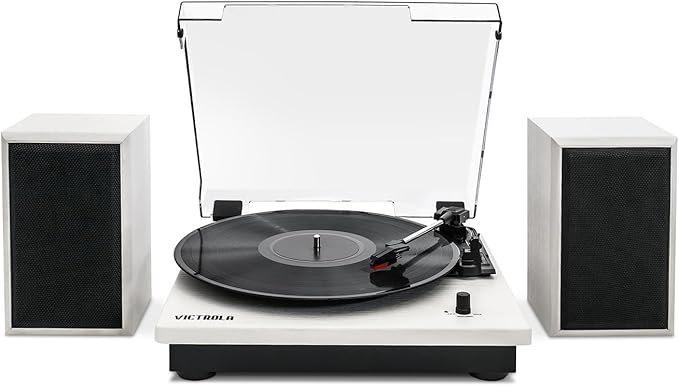 Victrola Montauk Vinyl Record Player, 3-Speed Belt Driven Turntable by Victrola