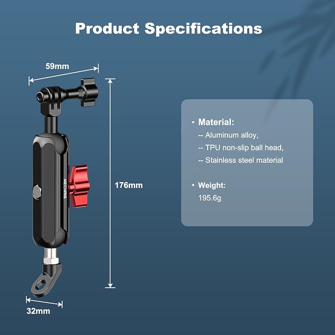 Clamp Mount for Action Camera, Super Camera Clamp Mount - Image 9