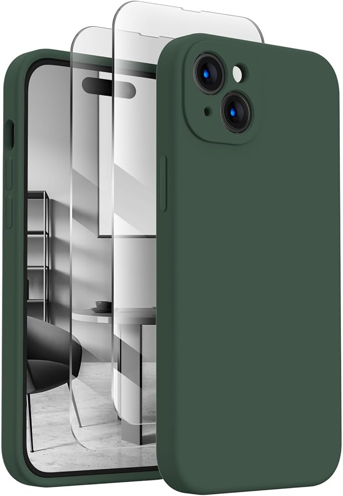 FireNova Designed for iPhone 15 Plus Case, Silicone Case with, Soft by FireNova