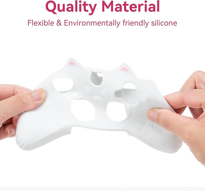 GeekShare Cat Paw Controller Skin Grips Set Anti-Slip Silicone Protective Cover - Image 4