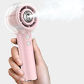 Misting Portable Handheld Fan, Powerful Turbo Motor, 6000mAh Rechargeable by HouseholdCleaningExpert