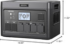Portable Power Station 2400W, 1843Wh LiFePO4 Solar Generator UPS Home Battery - Image 10