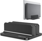 OMOTON Vertical Laptop Stand, Desktop Aluminum Mac Book Stand by OMOTON