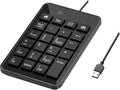 Wired Number Pad, USB Numpad 23 Key Numeric Keypad Financial Accounting by Loonasa