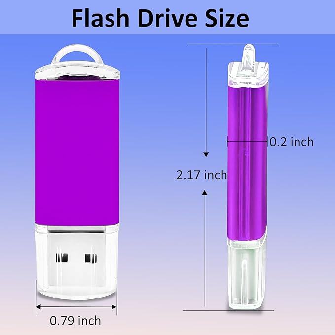 1GB USB Flash Drive 20 Pack Nicepicten Bulk USB 2.0 Thumb Drives 20Pack Metal - Image 6