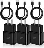 Type C Charger Fast Charging, 3 Pack USB C Android Phone Wall Charger Block & by Cndons