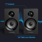 BT16 Active Bookshelf Speakers 3.5" Woofer - Image 8