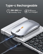 ProtoArc Foldable Keyboard and Mouse, XKM01 True Full-Size Folding Wireless - Image 6