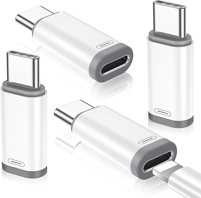 Temdan 4 Pack Lightning to USB C Adapter by Temdan