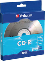 Verbatim CD-R Blank Discs 700MB 80-Minutes 52X Recordable Disc by Verbatim