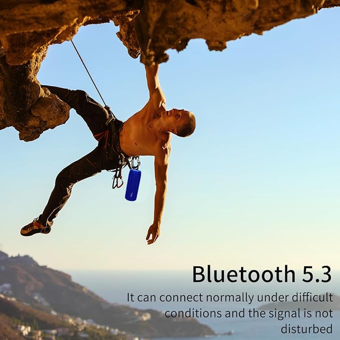 Bluetooth Speaker, MusiBaby M88 Speakers, Dual Pairing, Loud Stereo Sound - Image 7