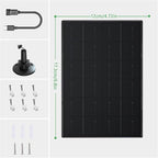 Zivif 4W Solar Panel for Security Camera, Solar Panel Charger - Image 7