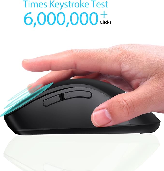 memzuoix 2.4G Wireless Mouse, 1400 DPI Computer Mouse - Image 4