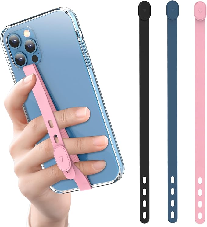 3 PCS Phone Loop Strap Clip Finger Grip Holder Stretchable Flexible Elastic by Casecond