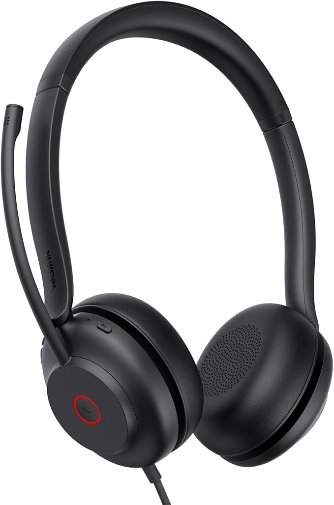 Yealink UH35 Wired Headset, USB Headset by RedefineYourWorkplace