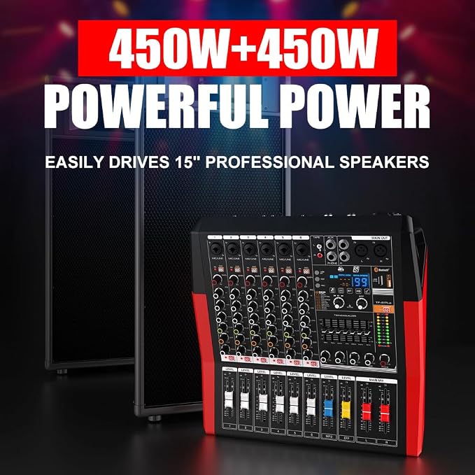 TF600 6-Channel Professional Mixer - Image 2