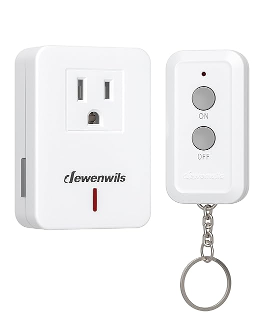 DEWENWILS Indoor Remote Control Outlet, Expandable Remote Light Switch Kit by DEWENWILS