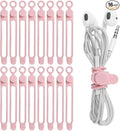 Nearockle 16Pcs Silicone Cable Straps Wire Organizer by ELECTRONICSORGANIZATION