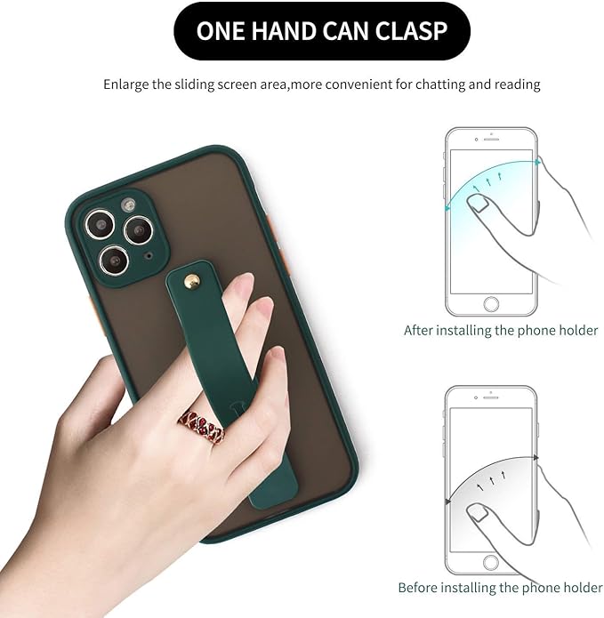 Removable and Reusable Cell Phone Grip Strap, Yetaida Telescopic Finger - Image 6