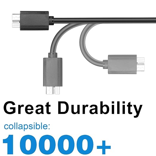Master Cables USB C to Micro B Cable 0.5 Metre USB C Hard Drive Cable Compatible - Image 6