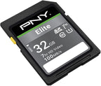 PNY 32GB Elite Class 10 U1 V10 SDHC Flash Memory Card - Image 2