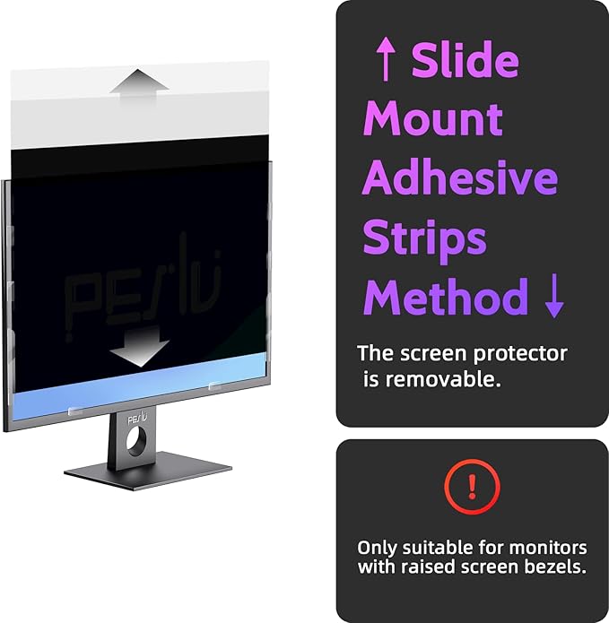 Privacy Screen Adhesive Strips and Slide Mount Tabs - Image 3