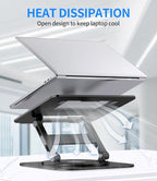 Adjustable Laptop Stand with 360 Rotating Base, Stable Computer Stand - Image 6
