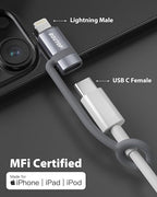 USB C to Lightning Adapter, Type C to Lightning Adapter Support 36W PD Fast - Image 4
