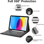 Keyboard Case Compatible for iPad 11th Generation and 10th 10.9 inch, Wireless - Image 4
