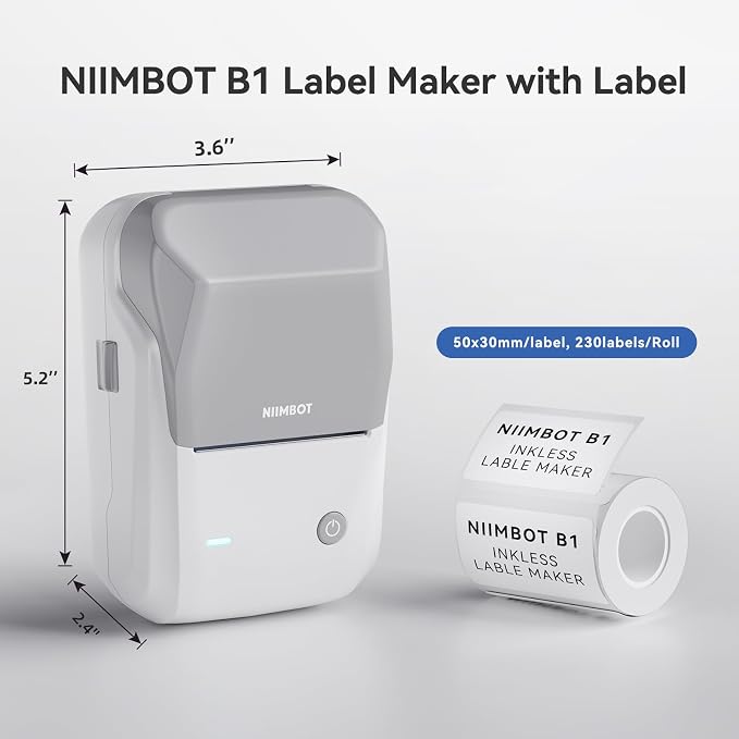 NIIMBOT B1 Label Maker Machine - Image 5
