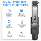 Gimbal Stabilizer for Smartphone ，with Retractable Selfie Stick and - Image 2