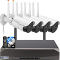 【2-Way Audio & Super Night Vision】 Outdoor Wireless Security Camera System by WEILAILIFE