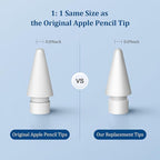 Upgraded Replacement Tips for Apple Pencil Pro/2nd Gen/1st Gen/USB-C, No Wear - Image 6